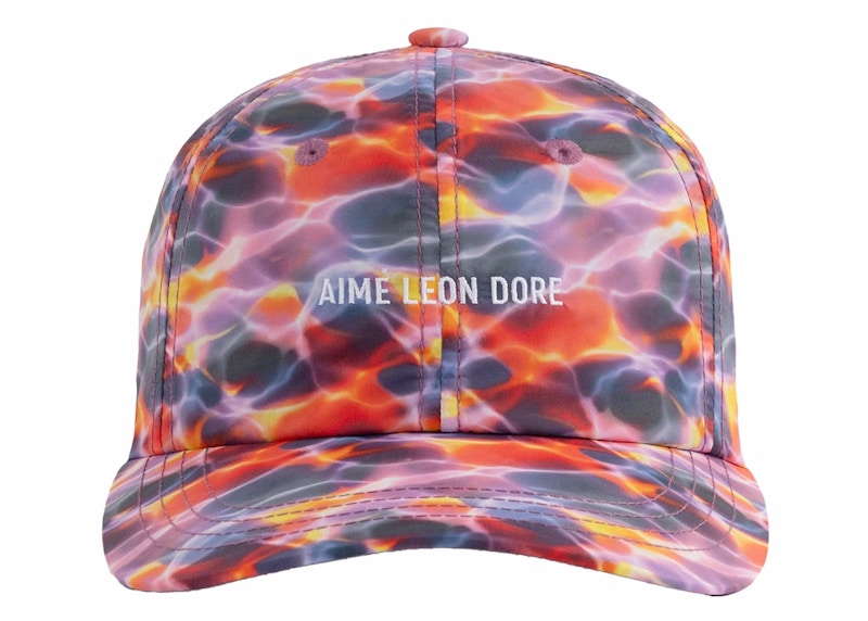 Pre-owned Aimé Leon Dore Men's Aime Leon Dore Aqua Print Nylon Hat