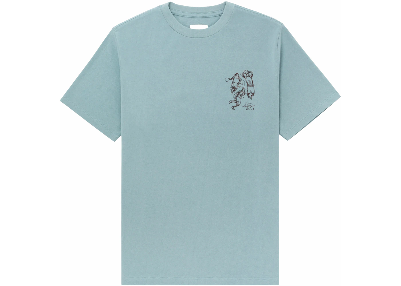 Aime Leon Dore Basketball Study Tee Blue Men #39 s FW23 US Aime Leon Dore Basketball Study Tee Blue Men #39 s FW23 US