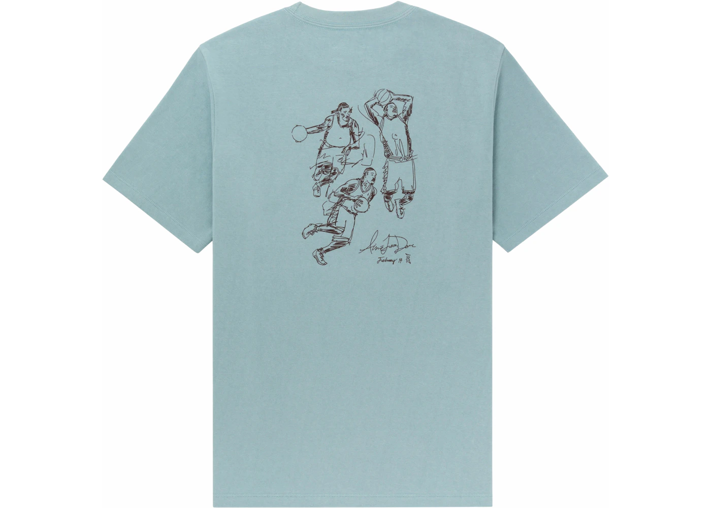 Aime Leon Dore Basketball Study Tee Blue Men #39 s FW23 US Aime Leon Dore Basketball Study Tee Blue Men #39 s FW23 US