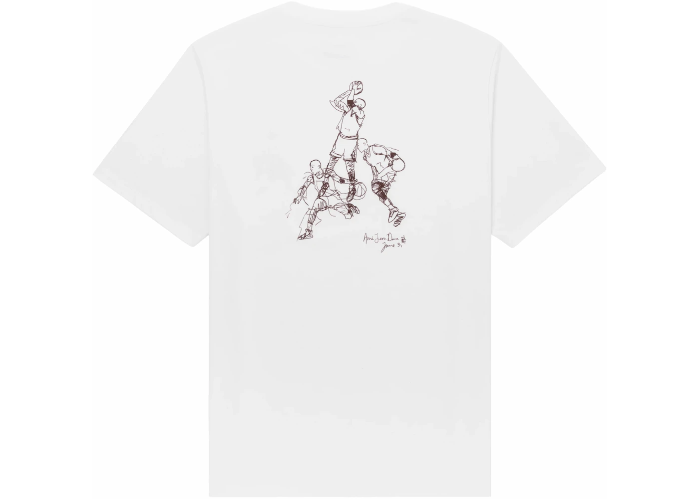 Aime Leon Dore Basketball Study Tee White Men #39 s FW23 US Aime Leon Dore Basketball Study Tee White Men #39 s FW23 US