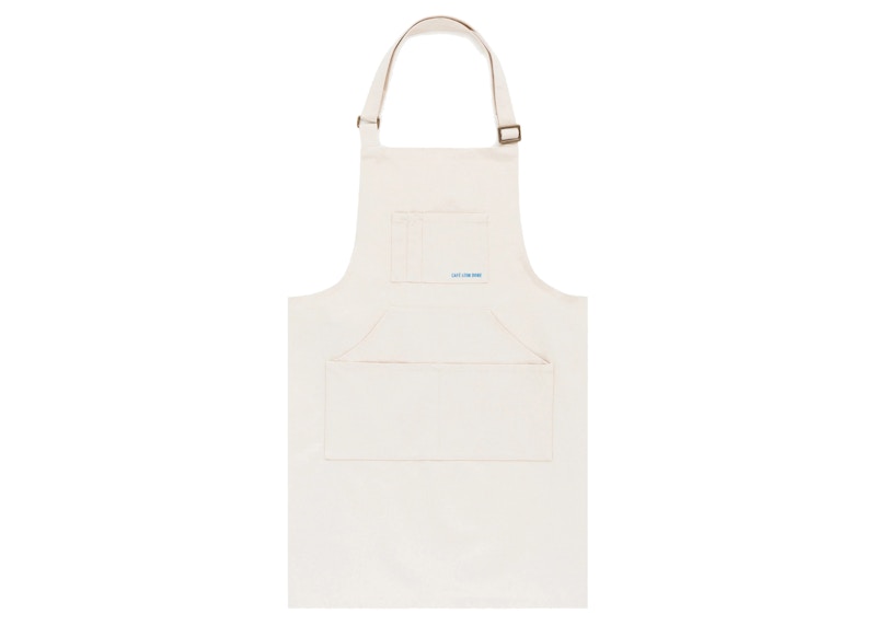 Pre-owned Aimé Leon Dore Cafe Leon Dore Apron In Canvas In Brown