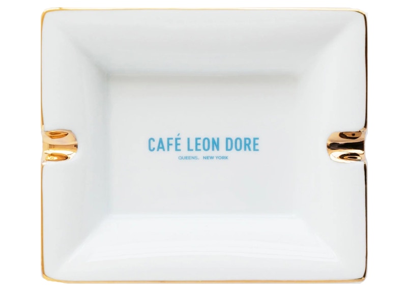 Pre-owned Aimé Leon Dore Cafe Leon Dore Ashtray In White