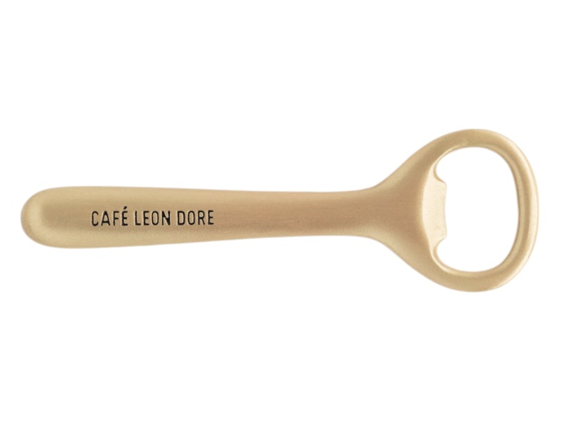 Pre-owned Aimé Leon Dore Men's Aime Leon Dore Cafe Leon Dore Bottle Opener In Brass In Gold