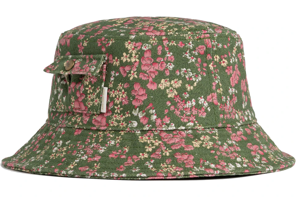 Aime Leon Dore Carpenter Bucket Hat Green/Pink