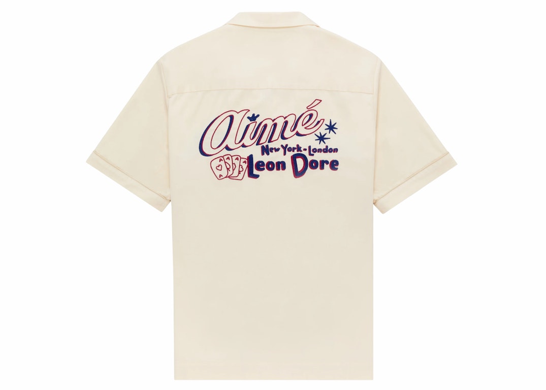 Pre-owned Aimé Leon Dore Aime Leon Dore Casino Shirt Cream