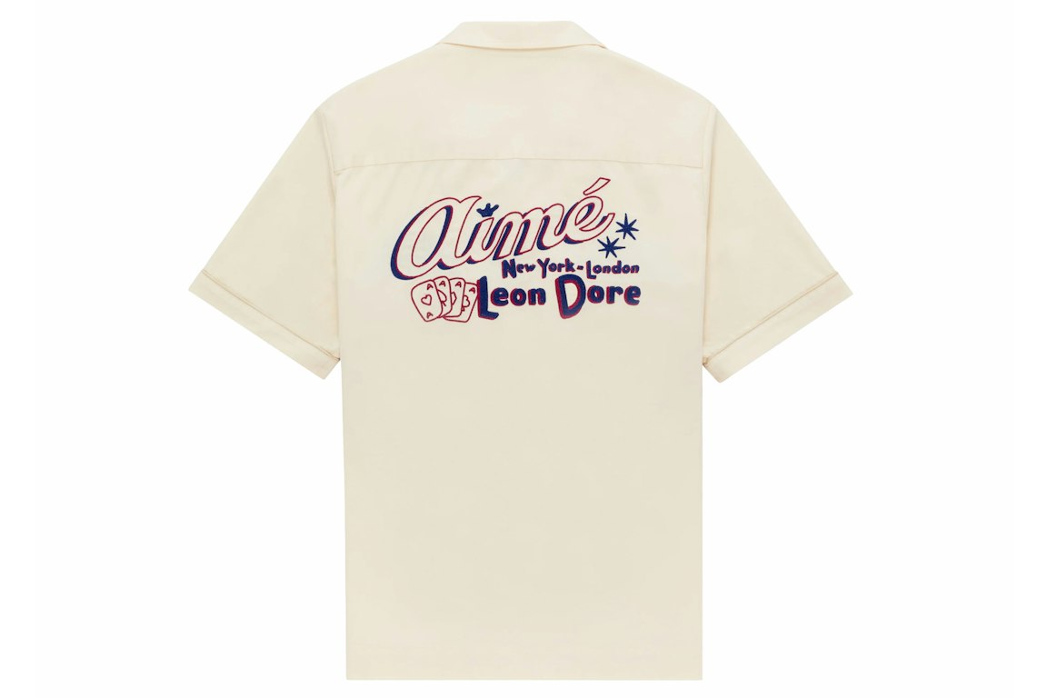 Pre-owned Aimé Leon Dore Aime Leon Dore Casino Shirt Cream