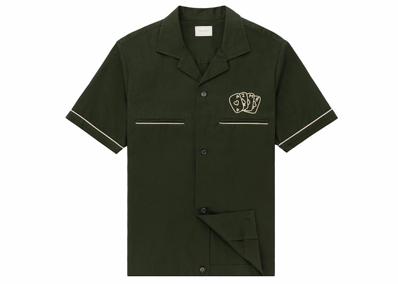 Chemise Aime Leon Dore Casino - Verte, Taille L, Manches Courtes, Neuf Avec étiquettes