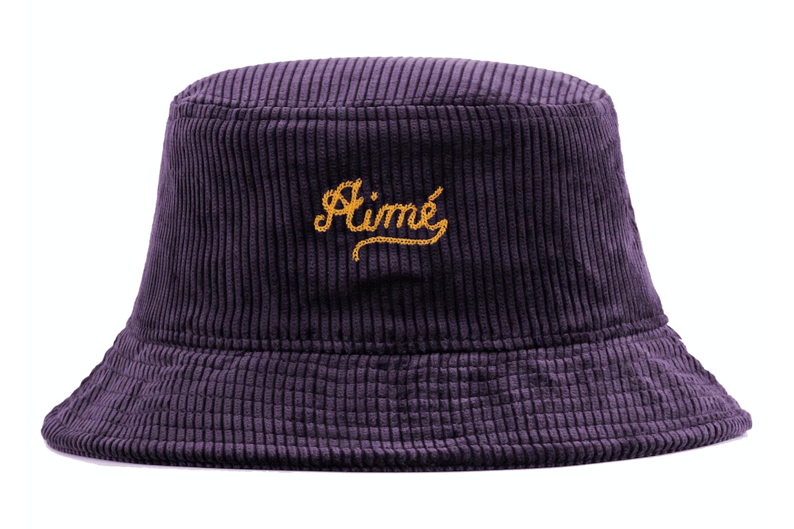 Pre-owned Aimé Leon Dore Aime Leon Dore Chain Stitch Bucket Hat Purple