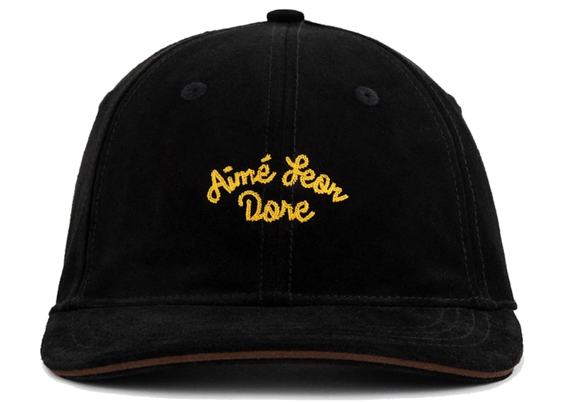 Aime Leon Dore Chain Stitch Suede Hat Black Men's - SS22 - US