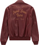 Louis Vuitton Mix Gradient Leather Bomber Jacket