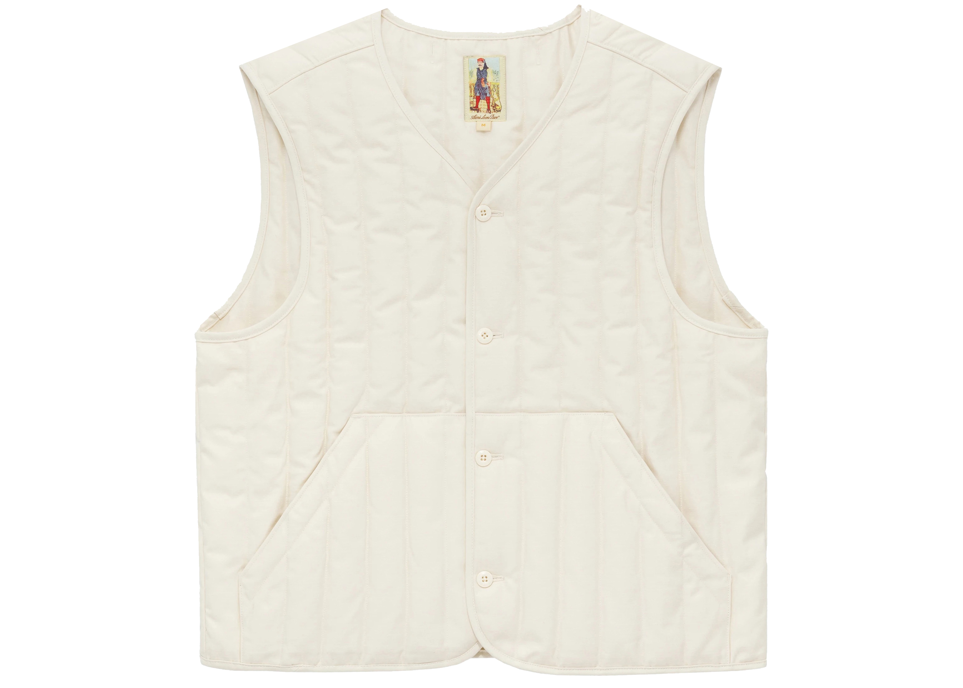 Aime Leon Dore Channel Quilted Vest Cream メンズ - SS22 - JP