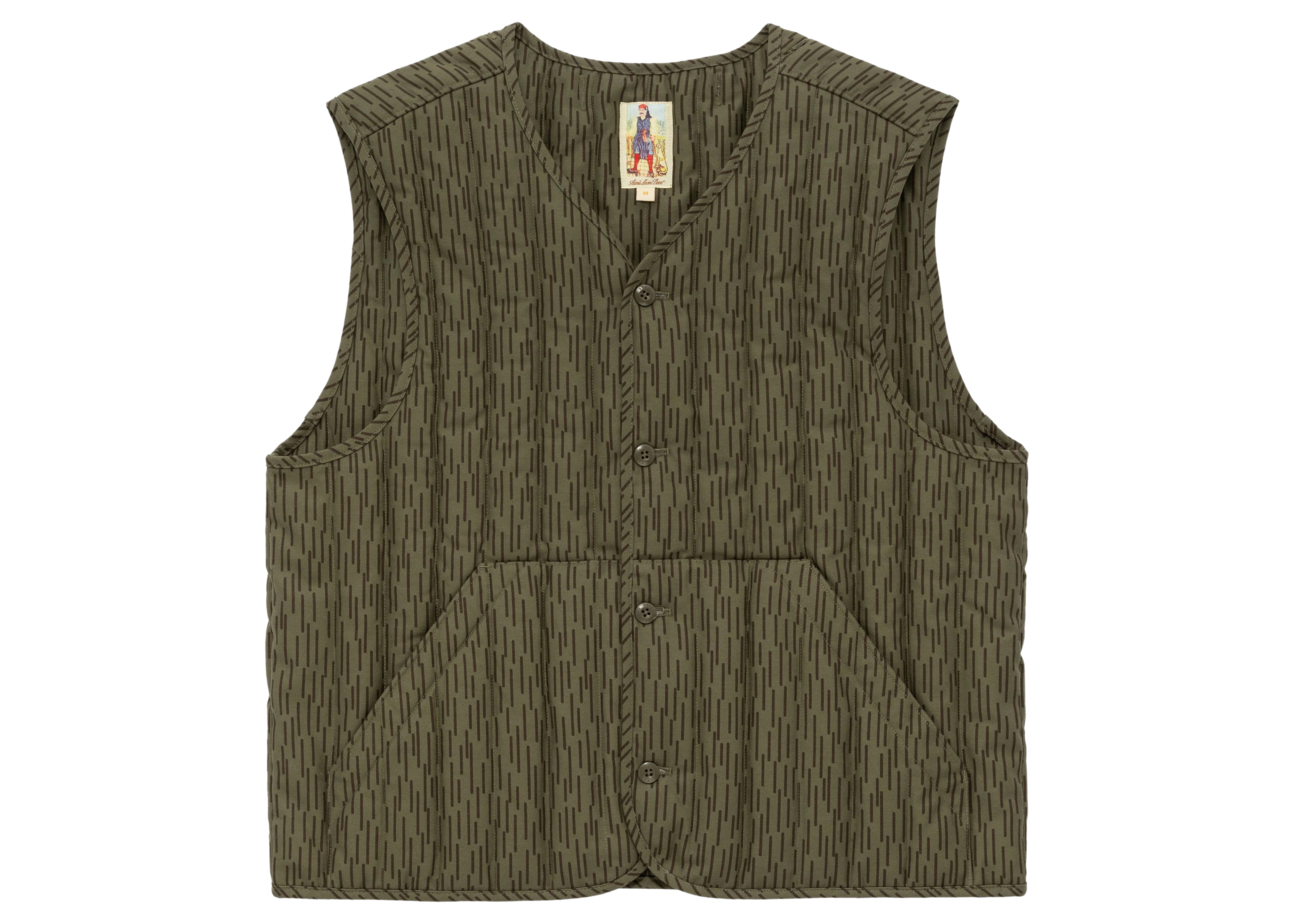 Stussy Quilted Liner Vest Coyote 男装- SS21 - CN