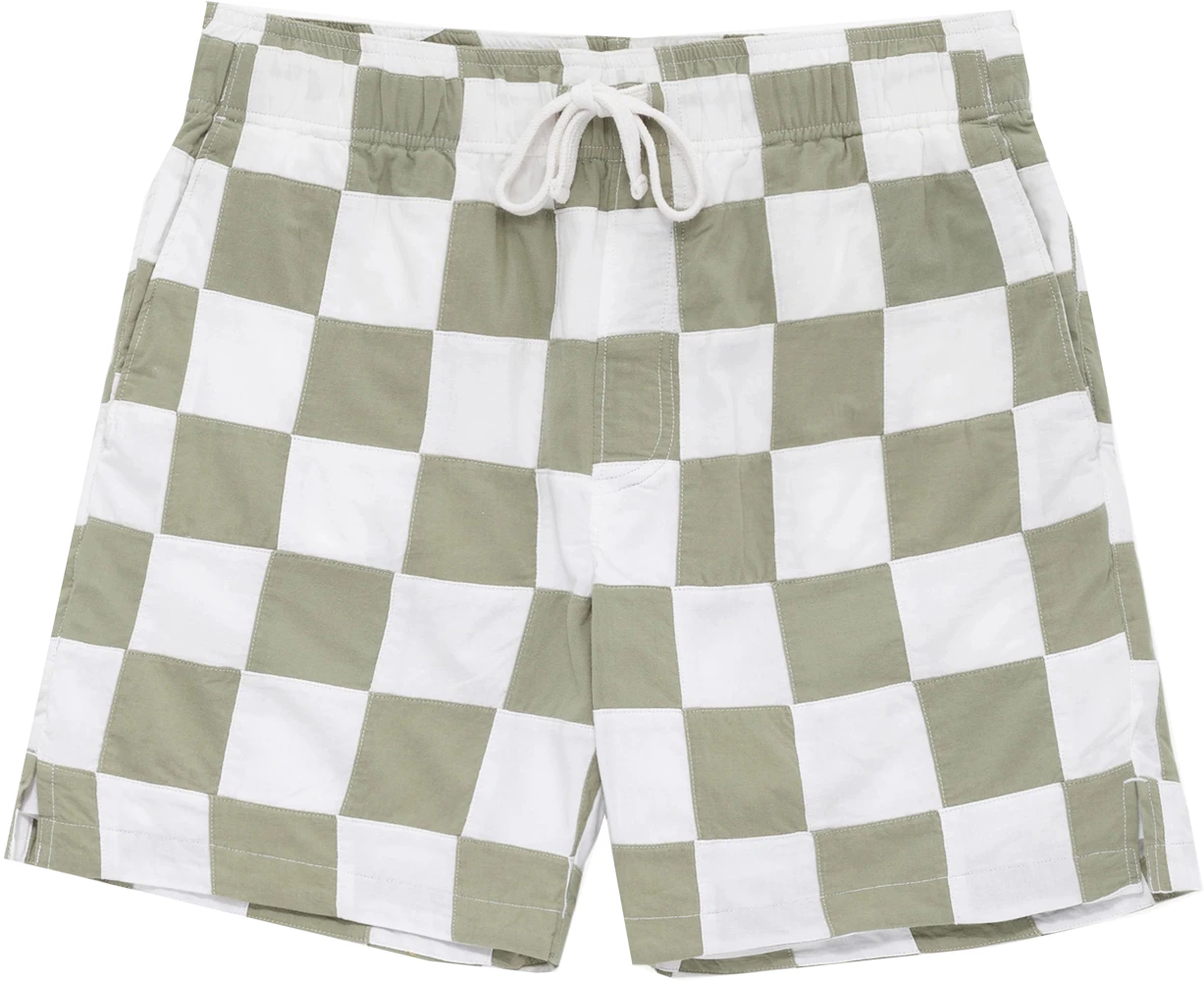 Aime Leon Dore Checkered Drawstring Short Green Men's - SS22 - US