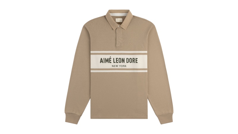 Aime Leon Dore Chest Stripe Logo Rugby Safari