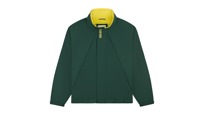 Pre-owned Aimé Leon Dore Men's Aime Leon Dore Colorblock Windbreaker Jacket In Pine Grove In Green