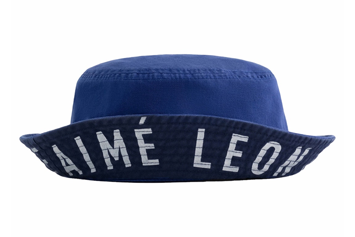 Pre-owned Aimé Leon Dore Aime Leon Dore Contrast Logo Bucket Hat Blue