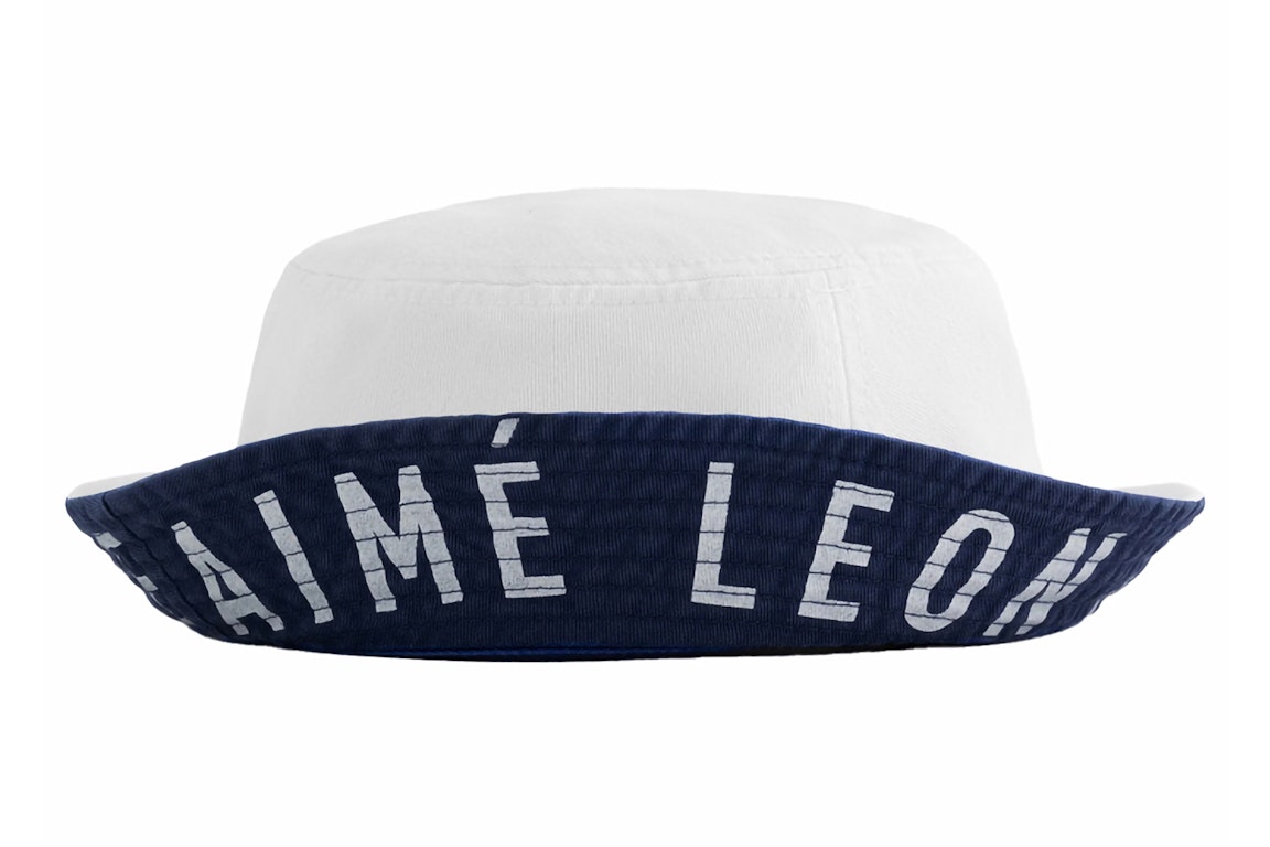 Pre-owned Aimé Leon Dore Aime Leon Dore Contrast Logo Bucket Hat White