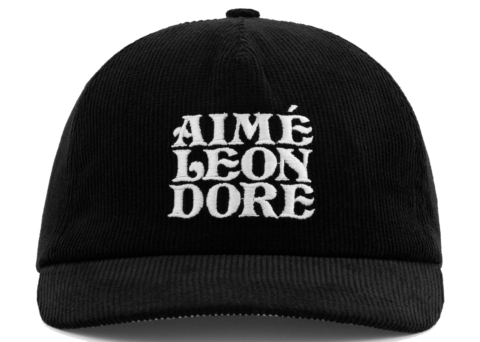 Aime Leon Dore Corduroy 60s Logo Hat Black Men's - SS22 - US