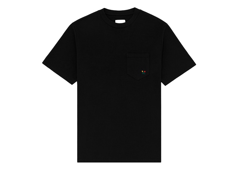 Aime Leon Dore Crest Pocket Tee Jet Black Men's - FW24 - US