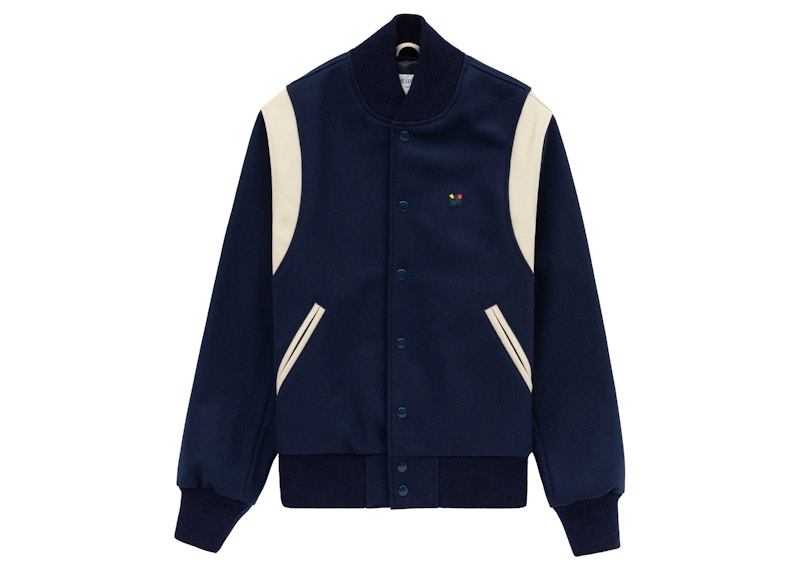 Aime Leon Dore Crest Varsity Jacket Navy