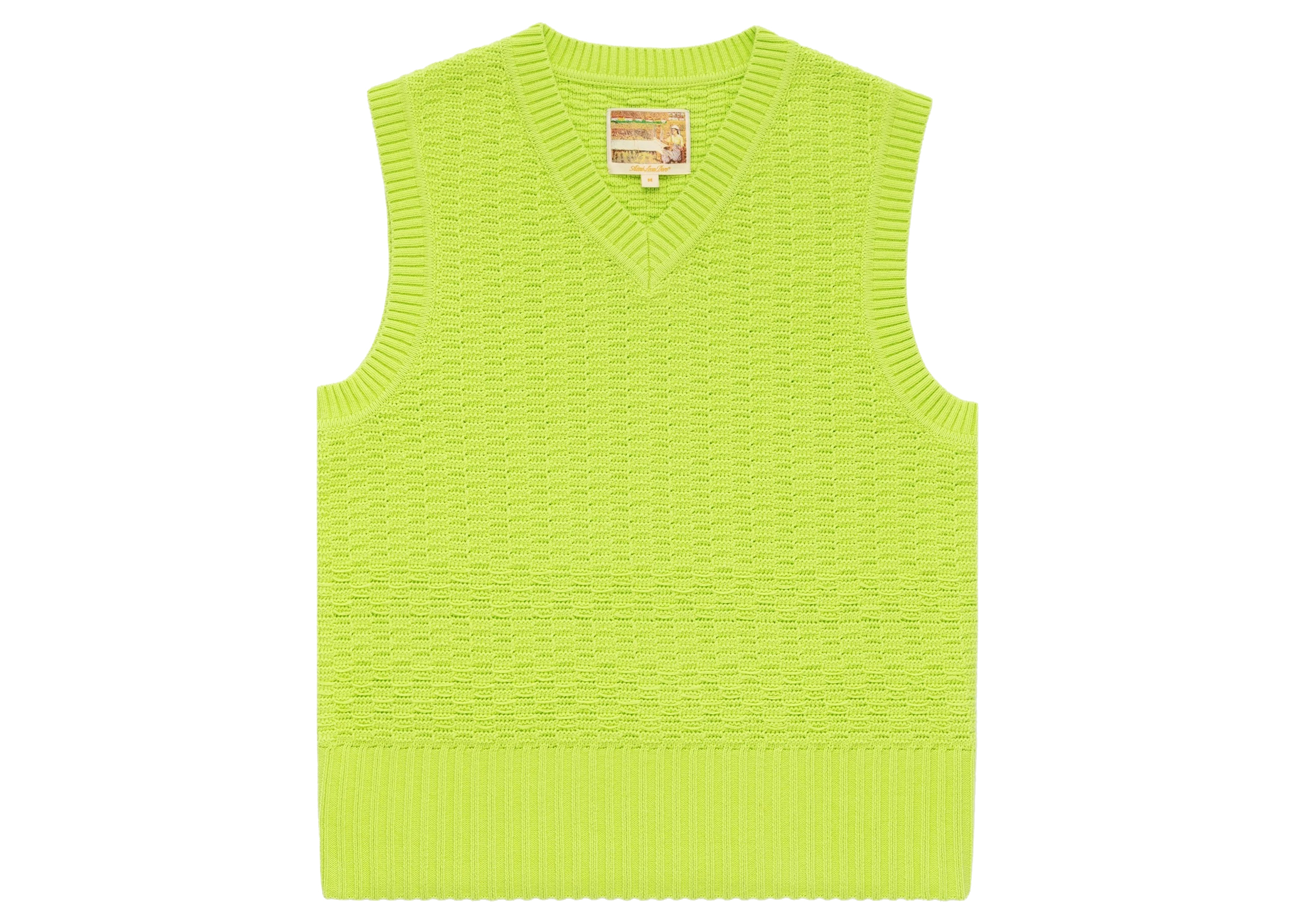 Aime Leon Dore Crochet Vest Sharp Green Men's - SS22 - US