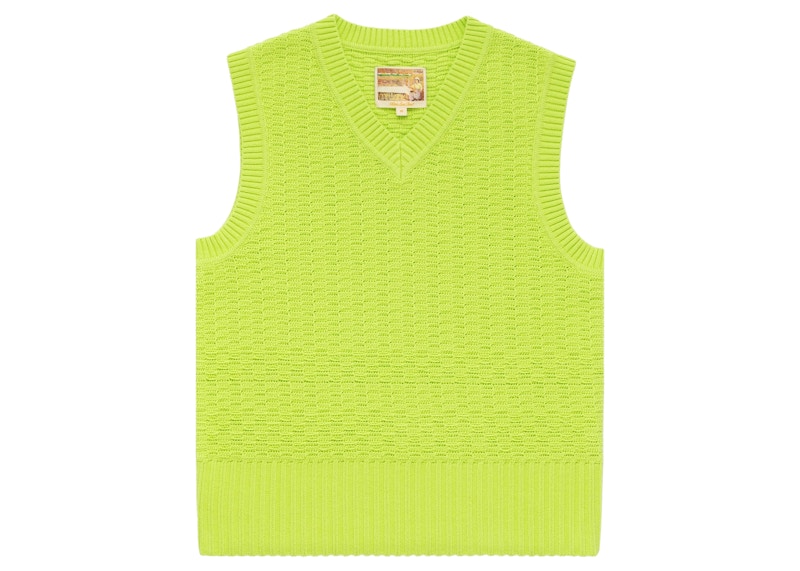 Aime Leon Dore Crochet Vest Sharp Green Men's - SS22 - US