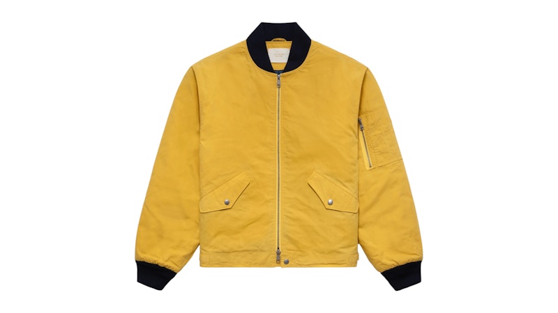 Aime Leon Dore ジャケット　スタジャン Aime Leon Dore Cropped Bomber Jacket Yellow Men's - SS25 - US