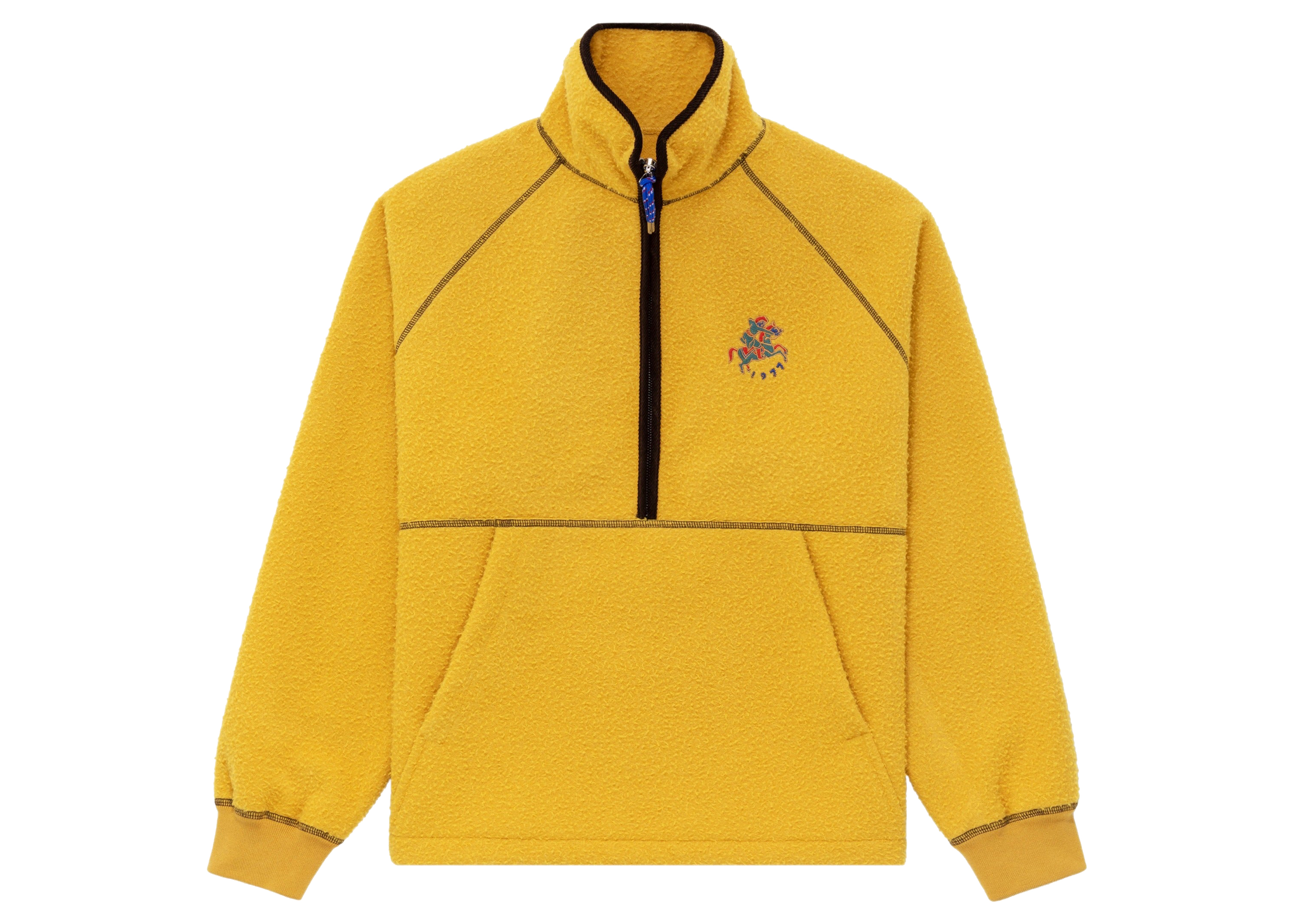 Aime Leon Dore Drake's Casentino Wool Half Zip Yellow メンズ