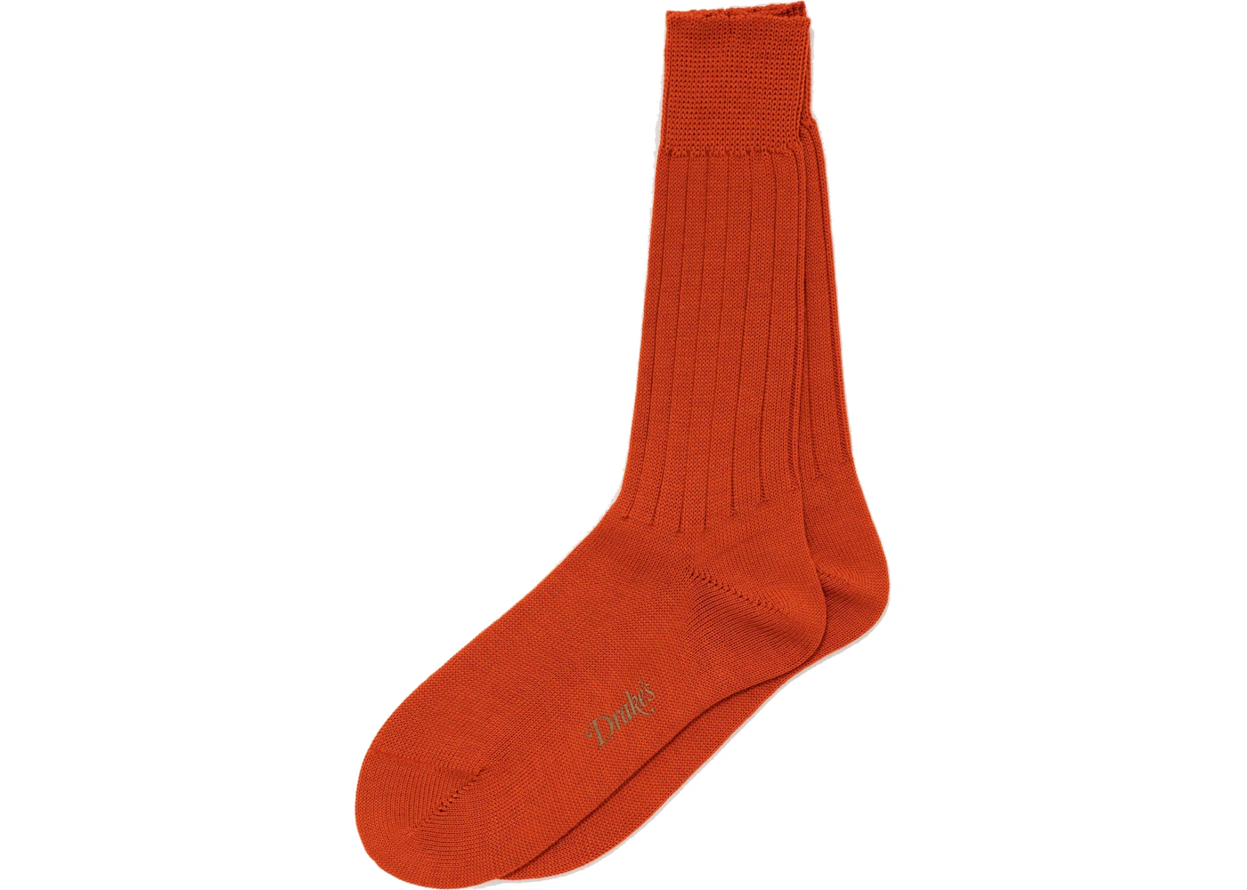 Aime Leon Dore Drake's Ribbed Dress Socks Orange - FW21 - US