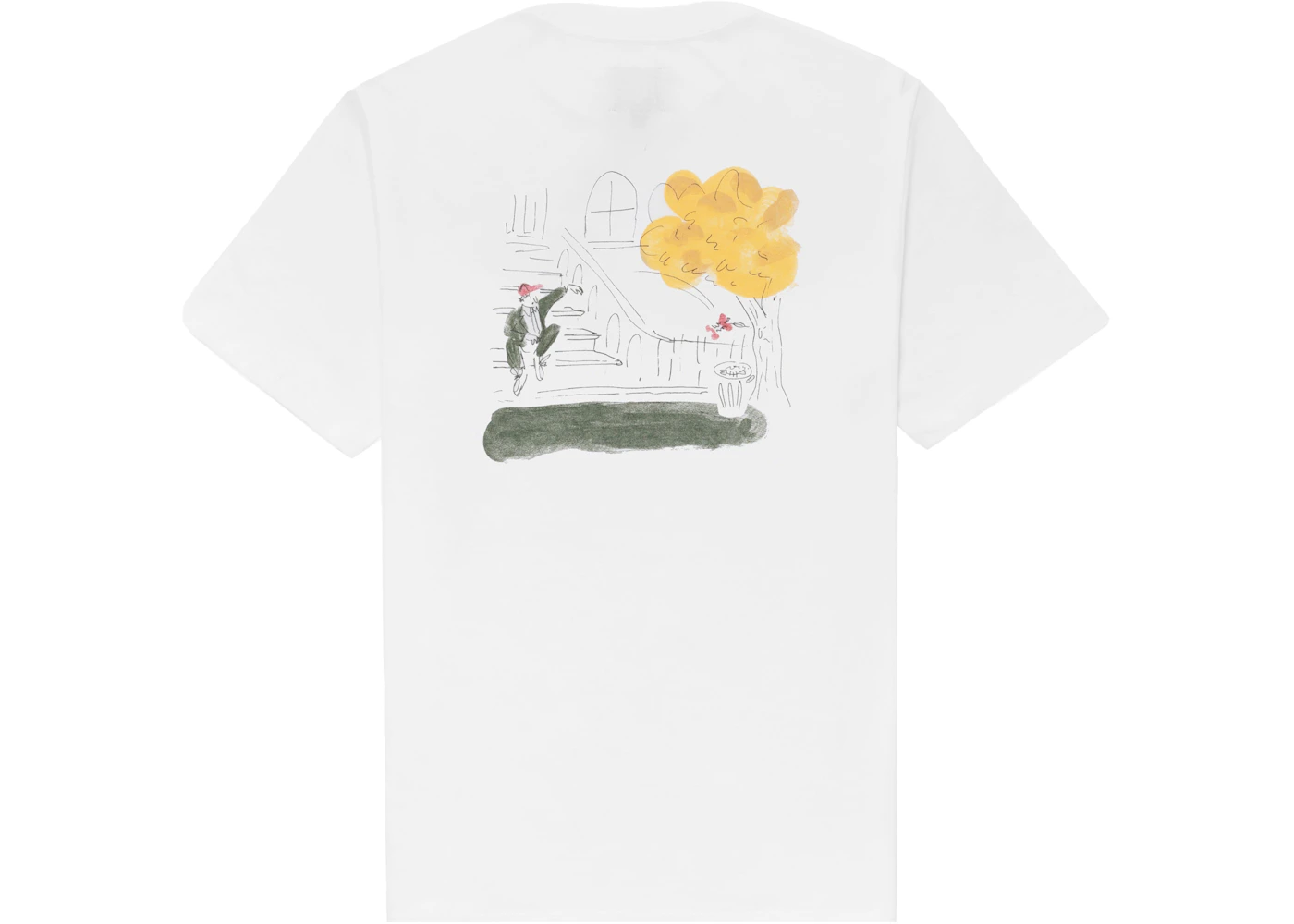 Aime Leon Dore Drake's Stoop Graphic Tee White 남성 FW21 KR Aime Leon Dore Drake's Stoop Graphic Tee White 남성 FW21 KR