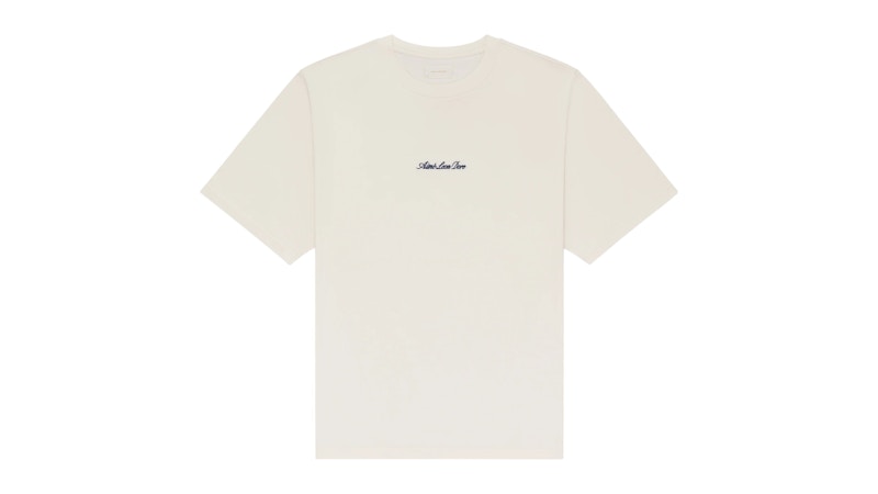 Aime Leon Dore Embroidered Logo Tee Cream