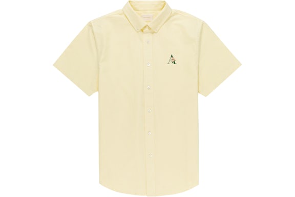 Aime Leon Dore Floral A Short-sleeve Oxford Shirt Yellow