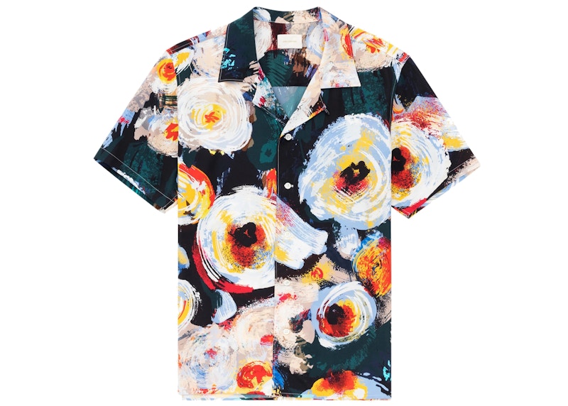 Aime Leon Dore Floral Brush Stroke Leisure Shirt Multicolor Men's