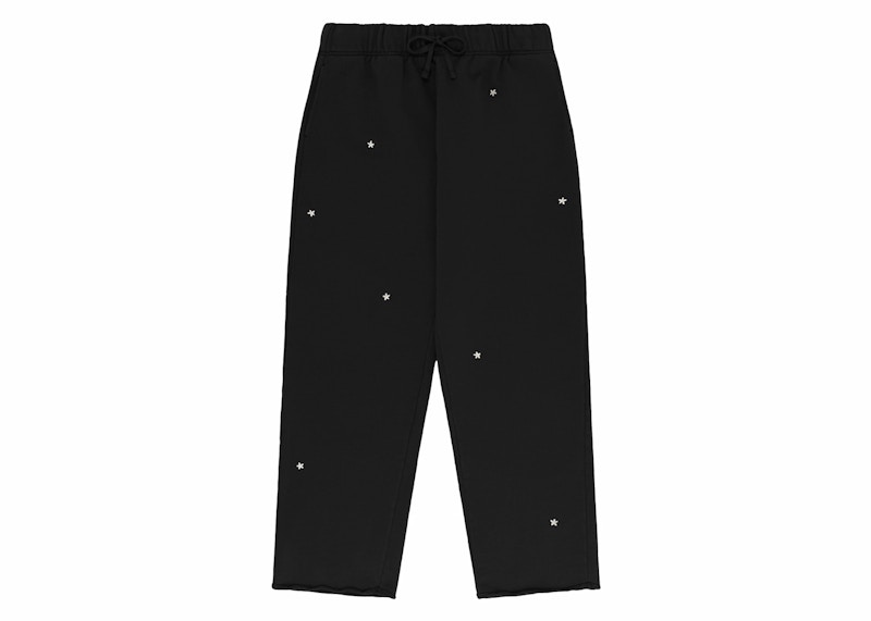 Aime Leon Dore Floral Embroidered Sweatpant Black Men's