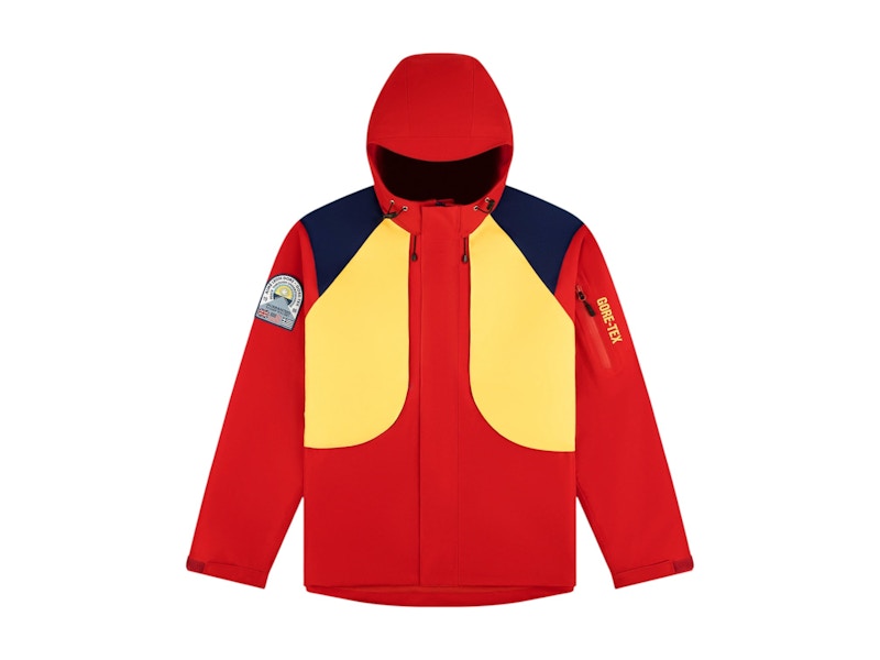 Pre-owned Aimé Leon Dore Men's Aime Leon Dore Goretex Offshore Shell Jacket In Tango Red