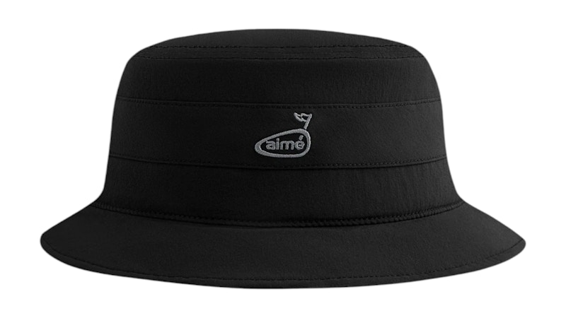 Pre-owned Aimé Leon Dore Men's Aime Leon Dore Golf Cordura Bucket Hat In Jet Black
