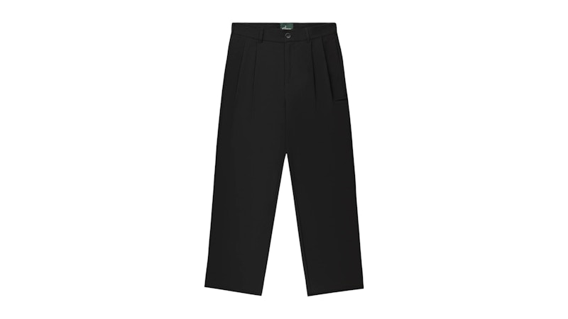 Pre-owned Aimé Leon Dore Men's Aime Leon Dore Golf Cordura Double Pleated Pant In Jet Black