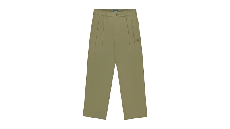 Aime Leon Dore Golf Cordura Double Pleated Pant Olive Men's - SS25