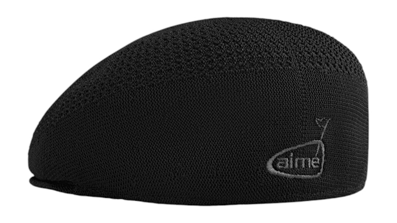 Pre-owned Aimé Leon Dore Men's Aime Leon Dore Golf Flat Cap In Jet Black