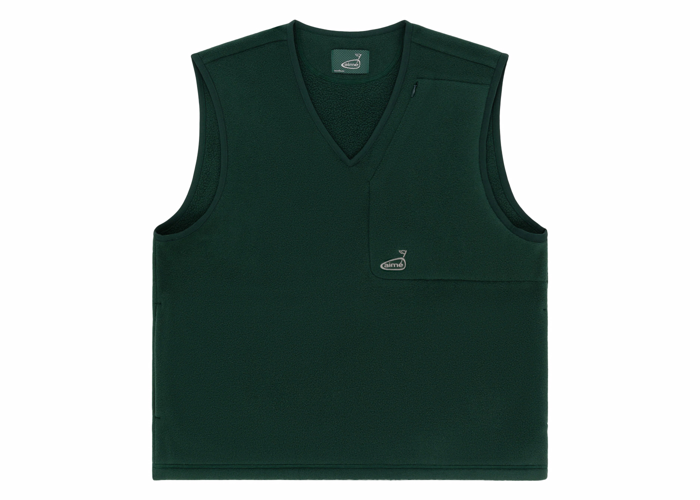 Aime Leon Dore Golf Fleece V-Neck Vest Green メンズ - SS24 - JP