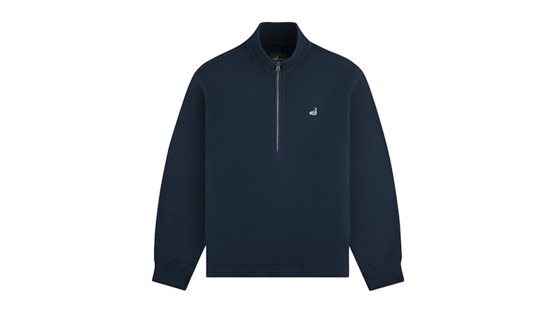 Pre-owned Aimé Leon Dore Men's Aime Leon Dore Golf Half Zip Pullover In Navy Blue Blazer