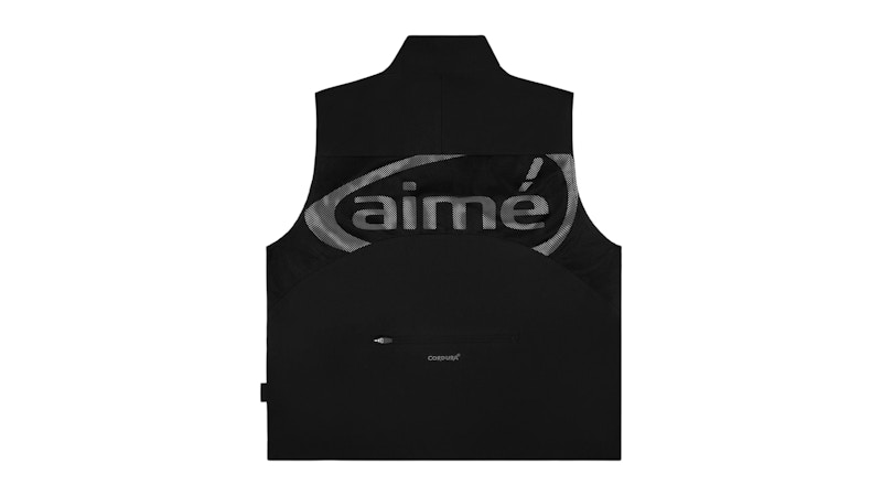 Pre-owned Aimé Leon Dore Men's Aime Leon Dore Golf Lightweight Cordura Vest In Jet Black