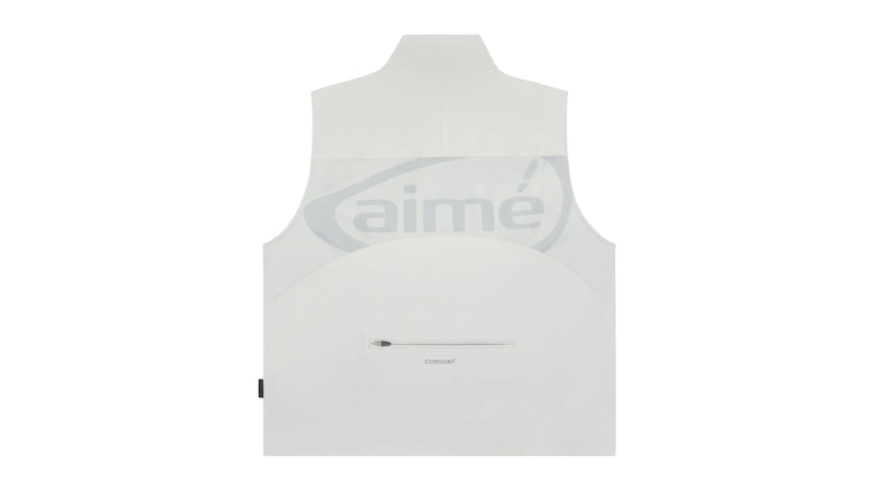 Pre-owned Aimé Leon Dore Men's Aime Leon Dore Golf Lightweight Cordura Vest In Light Grey