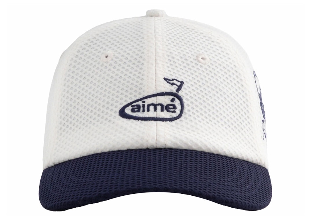 Pre-owned Aimé Leon Dore Aime Leon Dore Golf Logo Hat Cream/navy