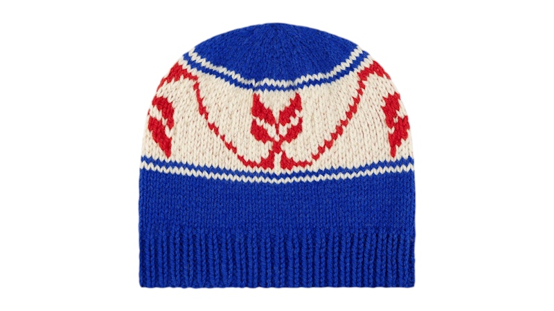 Aime Leon Dore Hand Knit Heritage Beanie Blue Quartz メンズ - FW25