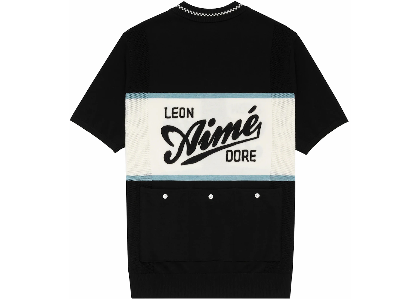 Aime Leon Dore Knit Cycling Jersey Black Men's SS23 US