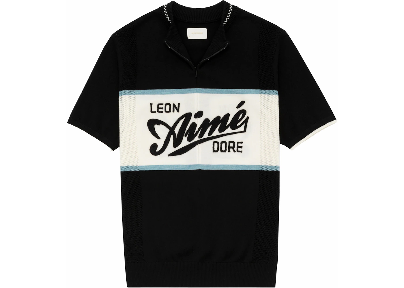 Aime Leon Dore Knit Cycling Jersey Black Men's SS23 US