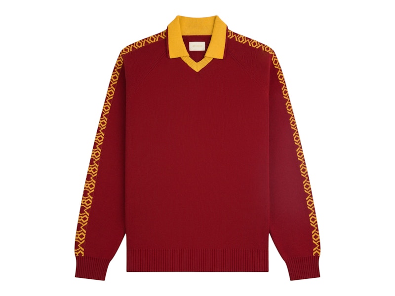 Aime Leon Dore Knit Sport Pullover Red Men's - SS26 - US