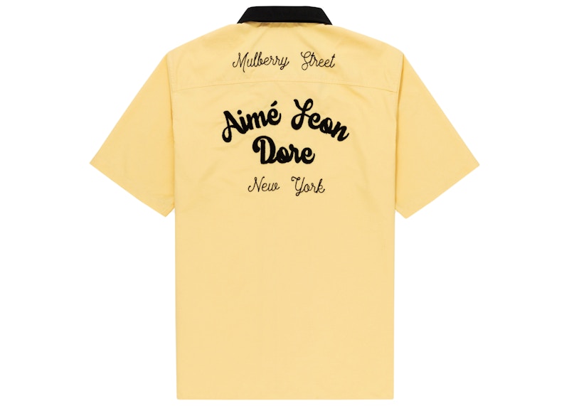 Aime Leon Dore League Shirt Yellow Men's - SS21 - US