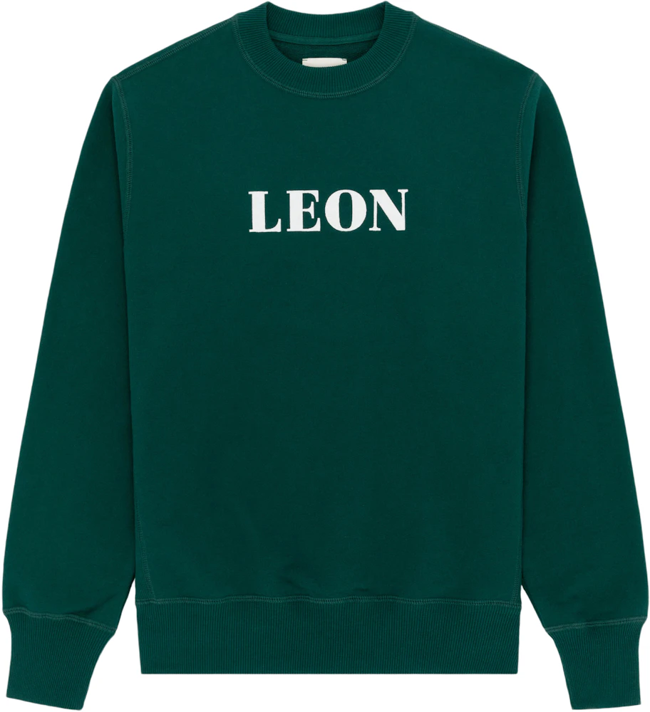 Aime Leon Dore Leon Crewneck Sweatshirt Green Men's - SS21 - US